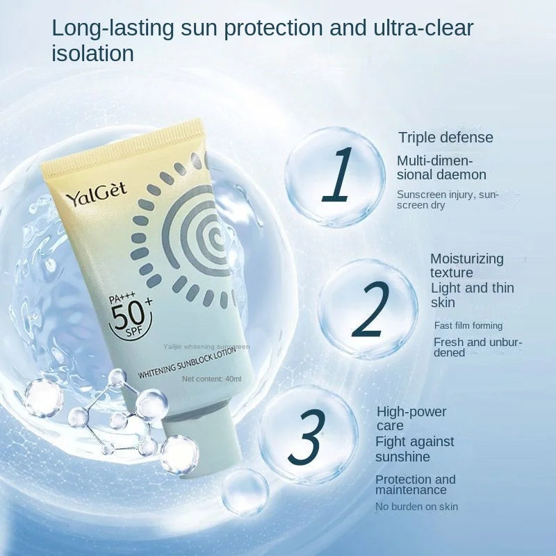 YaliJie Facial Body Sunscreen Whitening Primer SPF50+PA+++